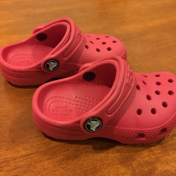 Crocs classic clogs RED toddler size C6 NEW NNT - Picture 4 of 8